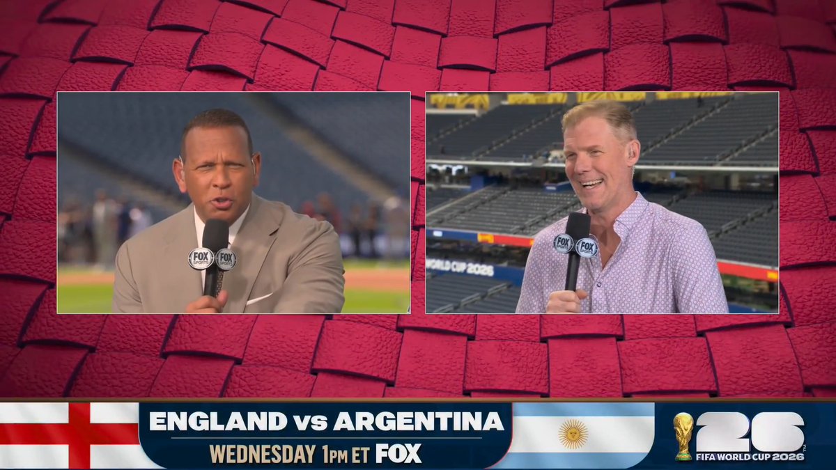 😅 Alex Rodriguez asks Alexi Lalas his thoughts on the possibility of England winning the FIFA World Cup this year! FOX Soccer | Alexi Lalas' State of the Union Podcast
