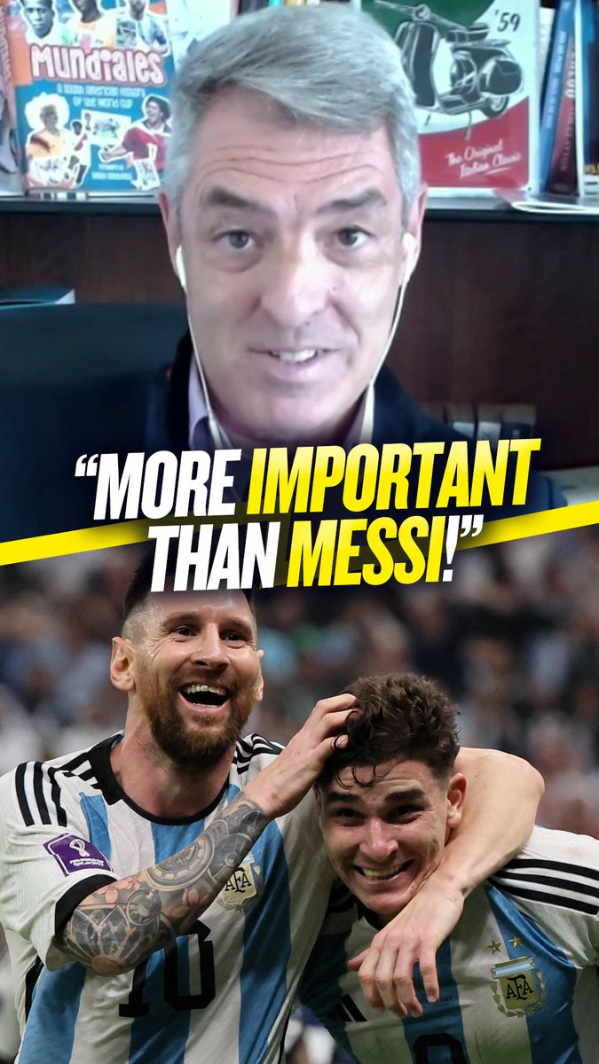 👀 "If you've watched them a lot over the last two and a half years..." 🔥 "Honestly, Alvarez has been more important than Messi to them." Tim Vickery discusses Julian Alvarez's importance ahead of Argentina's World Cup semi-final against England 🇦🇷