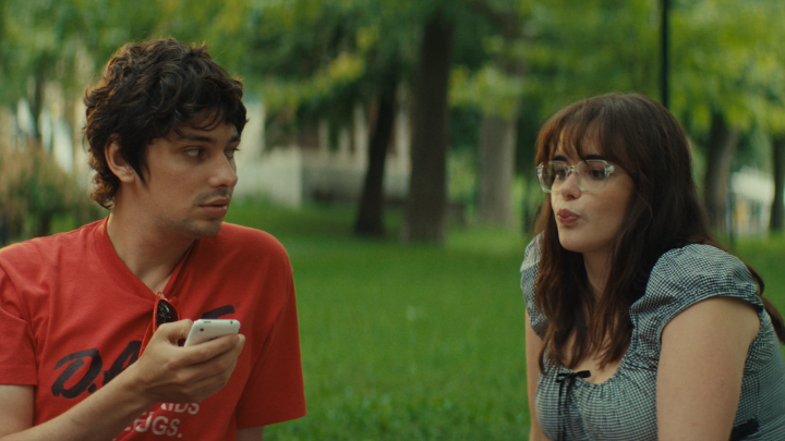 Barbie Ferreira, Devon Bostick, and Stanley Simons star in MILE END KICKS. Directed by Chandler Levack and now on Netflix in the US.
