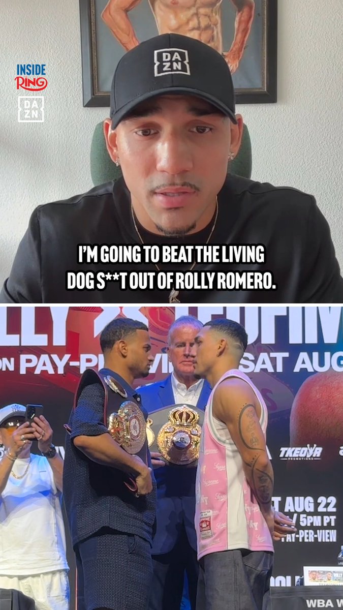 Teofimo Lopez didn’t hold back on his prediction for his fight against Rolly Romero 😅 #InsideTheRing streaming now on DAZN 📺