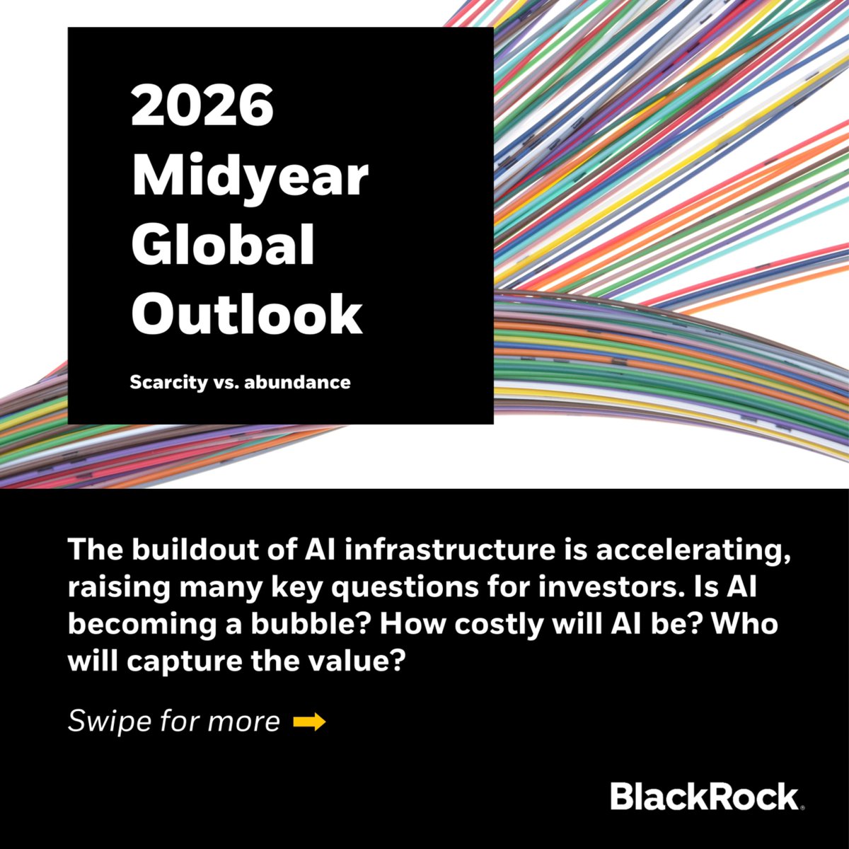 The AI buildout is accelerating, bringing three unresolved questions into focus. Different answers could lead to very different outcomes for growth, inflation and markets. Our latest Midyear Global Outlook explores how those unanswered questions shape the way we implement our investment views 👇