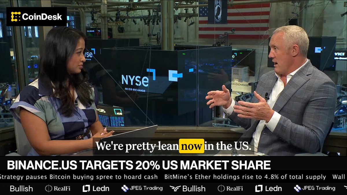 .Binance.US 🇺🇸 CEO Steve Gregory says crypto trading is headed toward the same no-fee model that transformed equities markets.