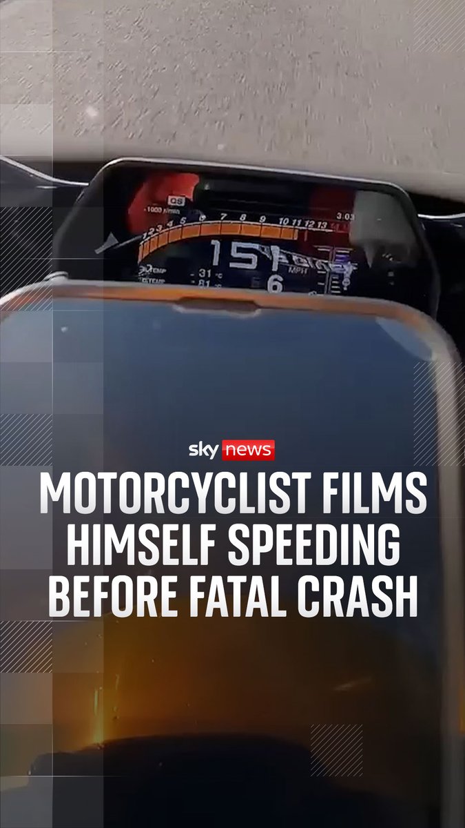 Lewis Baker rode his motorbike through Buckinghamshire and Oxfordshire at dangerous speeds - reaching 180mph, before crashing at 120mph. He was riding with his brother-in-law, Jason Wallis, who also crashed and died in the accident. Latest UK news: