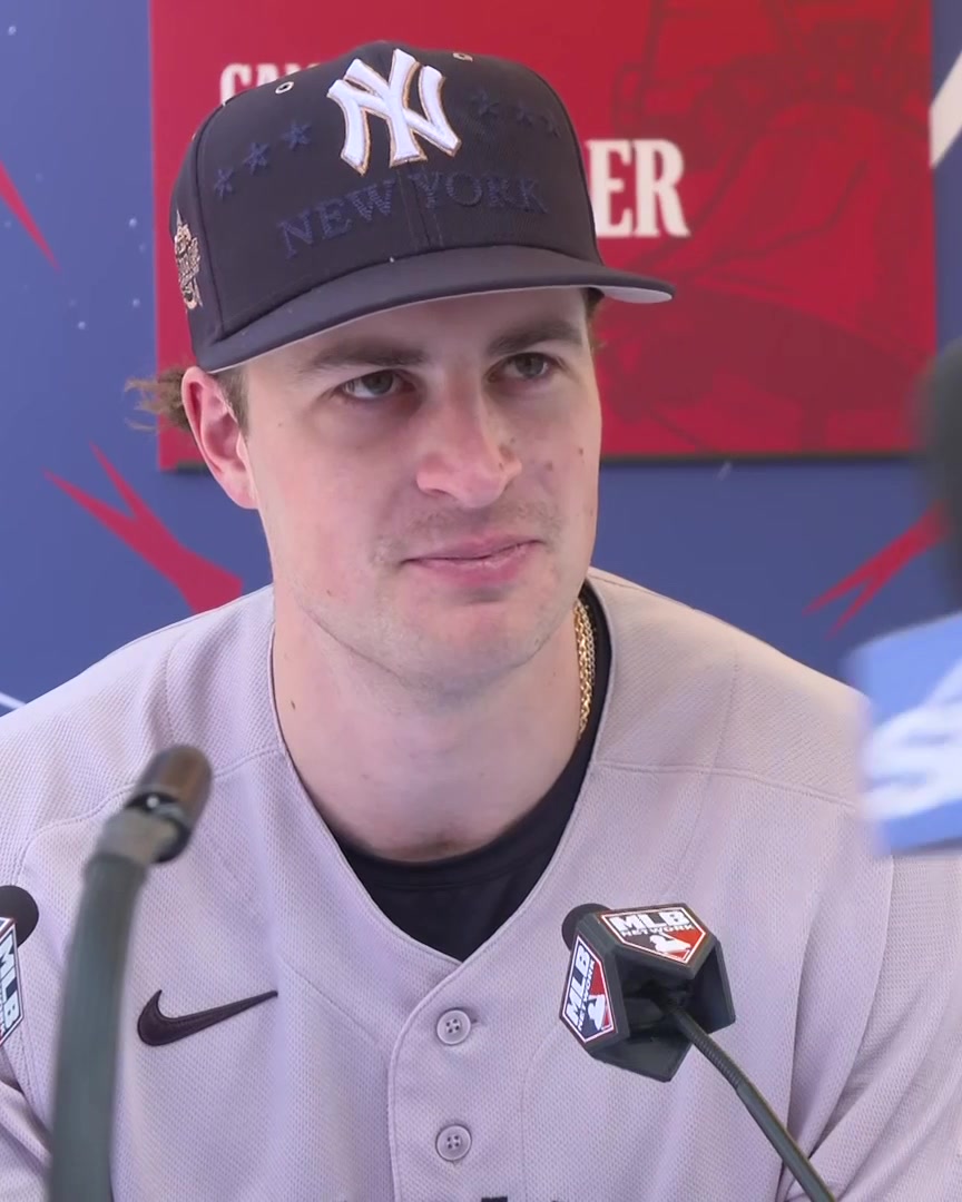 .Michelle Margaux asks Cam Schlittler what his roll call would be: "I have no idea. I'm actually glad we don't because I don't think I'd be able to figure that out" 😂