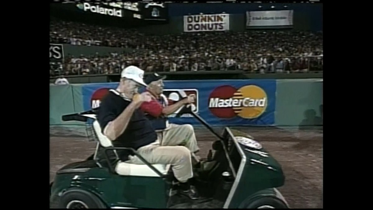27 years ago today, the baseball world paid tribute to Ted Williams in the All-Star Game at Fenway 💚 "The greatest hitter that ever lived" 🐐 (via MLB)