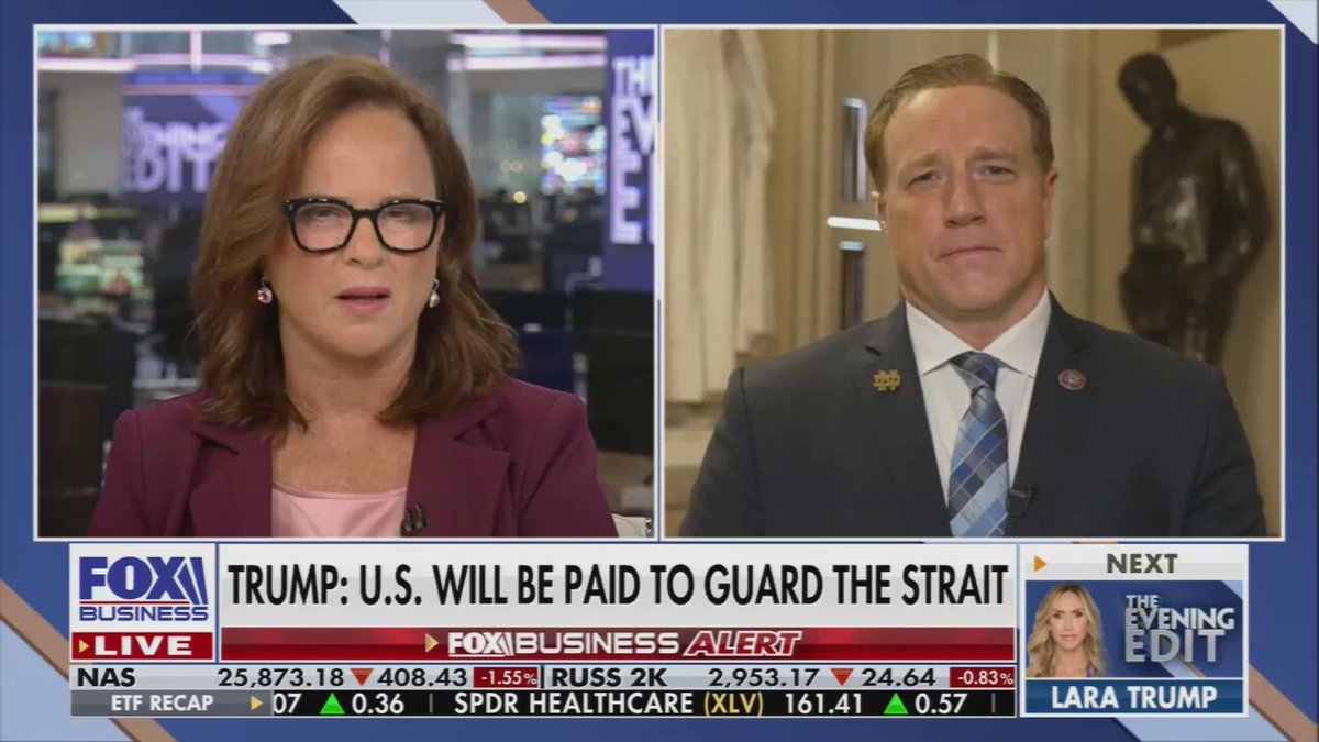 Rep. Pat Fallon: "We've been the guardian of the Strait of Hormuz for about a half a century"