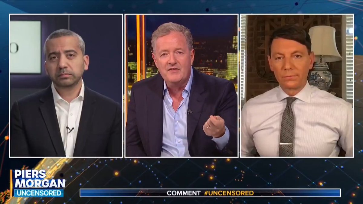 "Are you sad that Senator Lindsey Graham has died?" Piers Morgan discusses how people react to the death of political public figures with Mehdi Hasan and Hogan Gidley. Watch more 👇 📺 Piers Morgan | Mehdi Hasan | J. Hogan Gidley