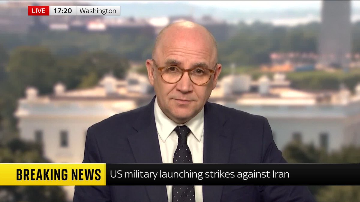 BREAKING: The US military has confirmed that it has begun a third consecutive night of airstrikes on Iran. Our US correspondent @SkyDavidBlevins has the latest ⬇️ Iran war live: 📺 Sky 501, Virgin 602, Freeview 233 and YouTube