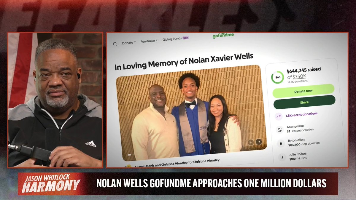 Nolan Wells’s GoFundMe is tracking to reach $1,000,000. This is the latest example of the BLM playbook, following Karmelo Anthony and so many others.