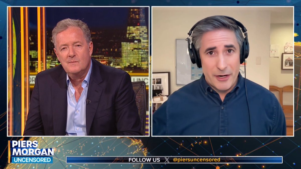 'The President has a message for you... he wants you to know that you're a piece of s***!' New York Times reporter and author Jonathan Swan discusses his fractious relationship with Trump... Watch more 👇 📺 Piers Morgan | Jonathan Swan