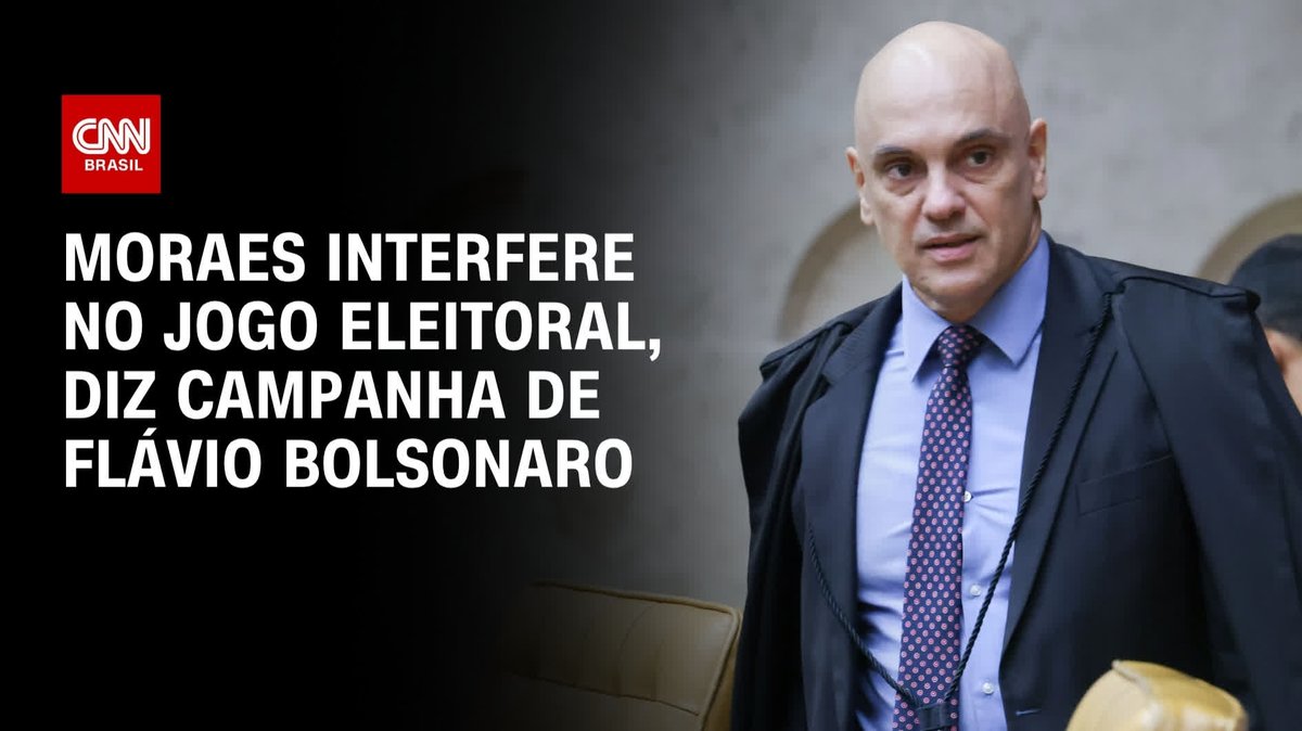 Por Jussara Soares → Campanha de Flávio: Moraes interfere no jogo eleitoral; assista #HoraH