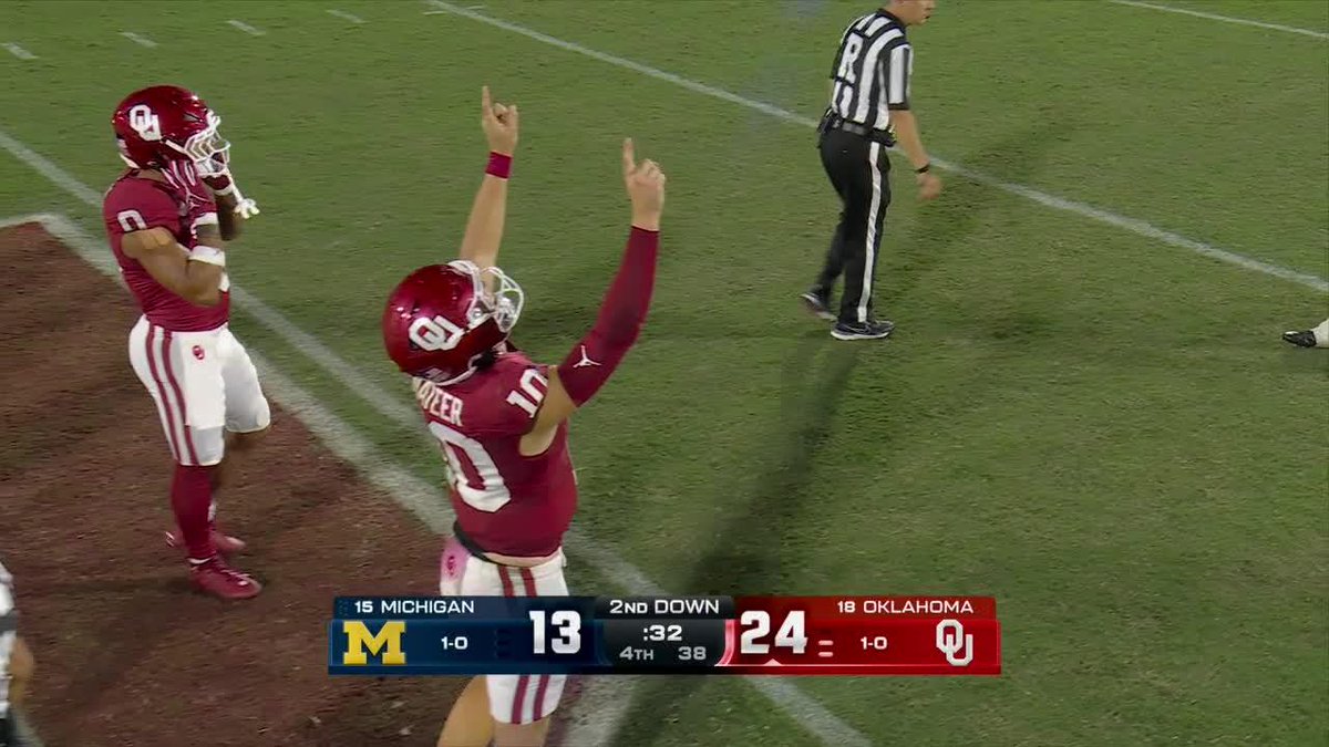 🔟 COULDN'T BE CONTAINED 😏 Relive this game now on SEC Network 📺 Oklahoma Football x #ItJustMeansMore