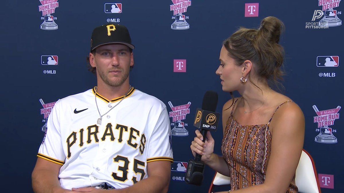 Braxton Ashcraft isn't taking this chance to represent Pittsburgh lightly 🤩 "There's been a lot more attention brought to this franchise... hopefully, this is an opportunity where... we can fill seats in PNC Park in October." Hannah Mears
