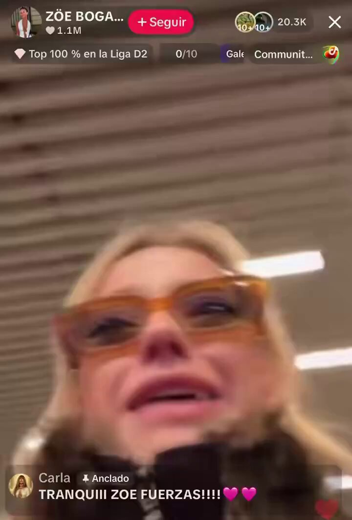 “Que destrato”, ZOE se grabó llorando después de que no la hayan dejado pasar al canal ni mandado a alguien para darle explicaciones.