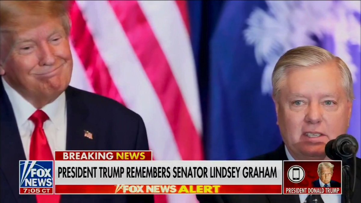 Sen. Lindsey Graham was a staunch ally of Trump. After Graham’s death, Trump went on Fox News to talk about his life and legacy. But instead, Trump dominated the conversation by calling for the Senate to pass the anti-voting SAVE America Act.