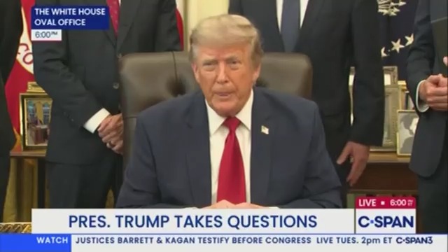 Q: You've been bombing Iran for months. Is this just the new normal? Trump: We were in Vietnam for 19 years.