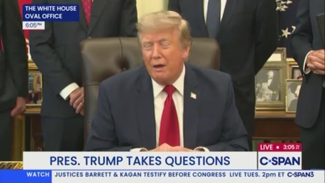 Trump calls the media "treasonous" for their reporting on the Iran war