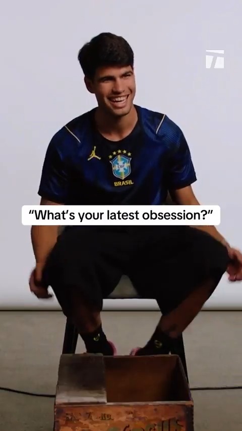 Thinking about Carlos Alcaraz and his insane Nike sneaker collection 😅