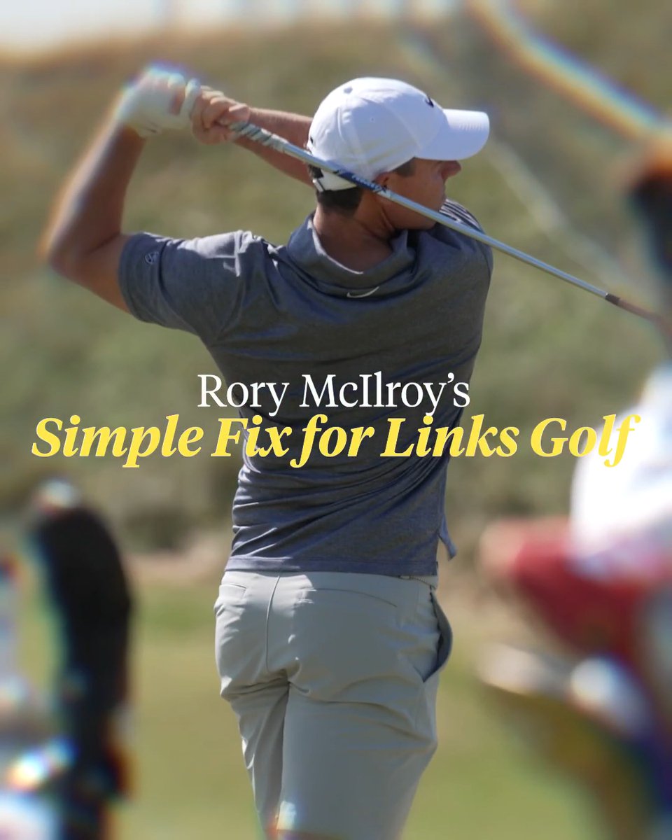 Links golf can break your golf swing if you're not careful. Rory McIlroy has a simple way to prevent that from happening. 👀