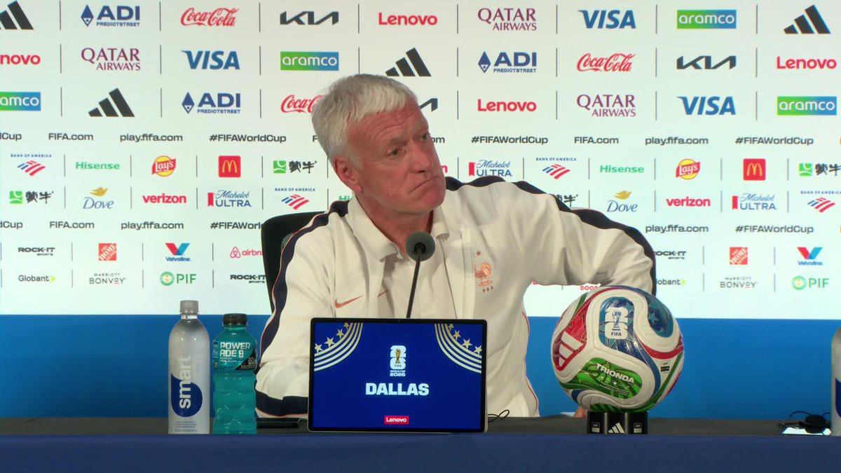“ESPAÑA ES LA FAVORITA, CONFIRMO. No quiero poner presión a Luis y su equipo”. Didier Deschamps. 🇫🇷😅🇪🇸