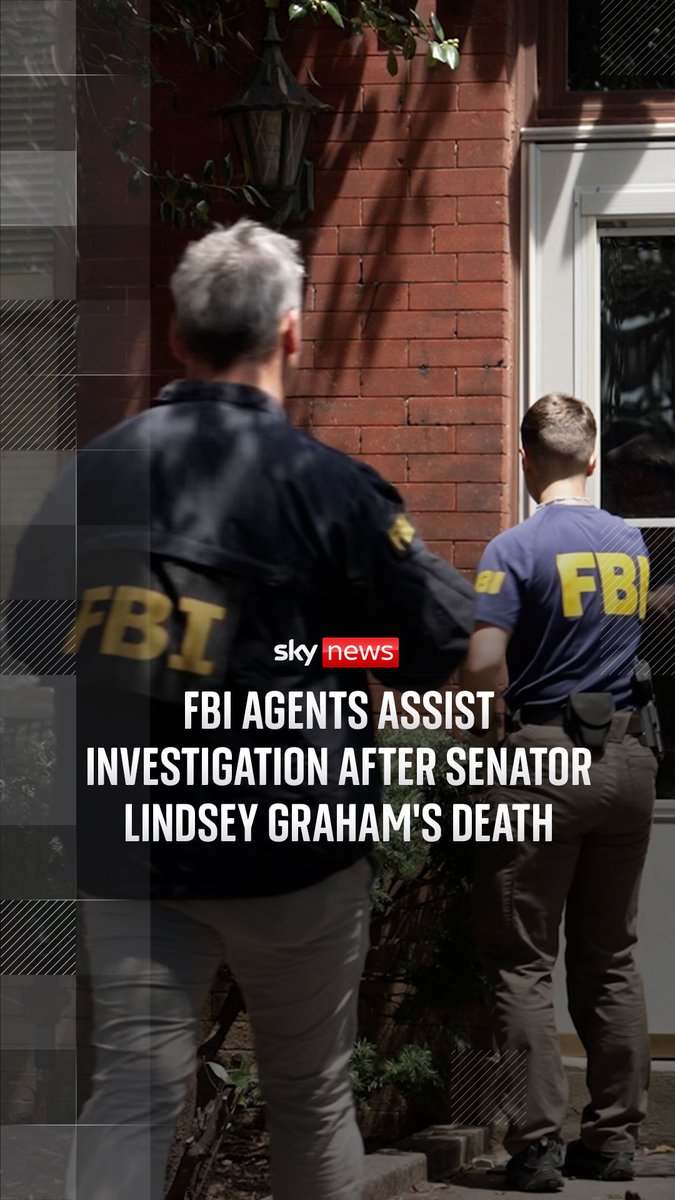 FBI agents have been spotted at the home of deceased Senator Lindsey Graham in Washington DC. The 71-year-old, who was a Republican representative for South Carolina, died on Saturday 'from a brief and sudden illness', his office said. Read more: