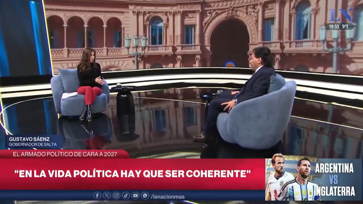 💬 "Esa macro que tiene buenos valores no llega al bolsillo de la gente y nos preocupa mucho" El gobernador de Salta, Gustavo Sáenz, confirmó que acompañará la iniciativa del Gobierno para eliminar las PASO, pero alertó sobre el escenario económico. 📍 En Siempre+