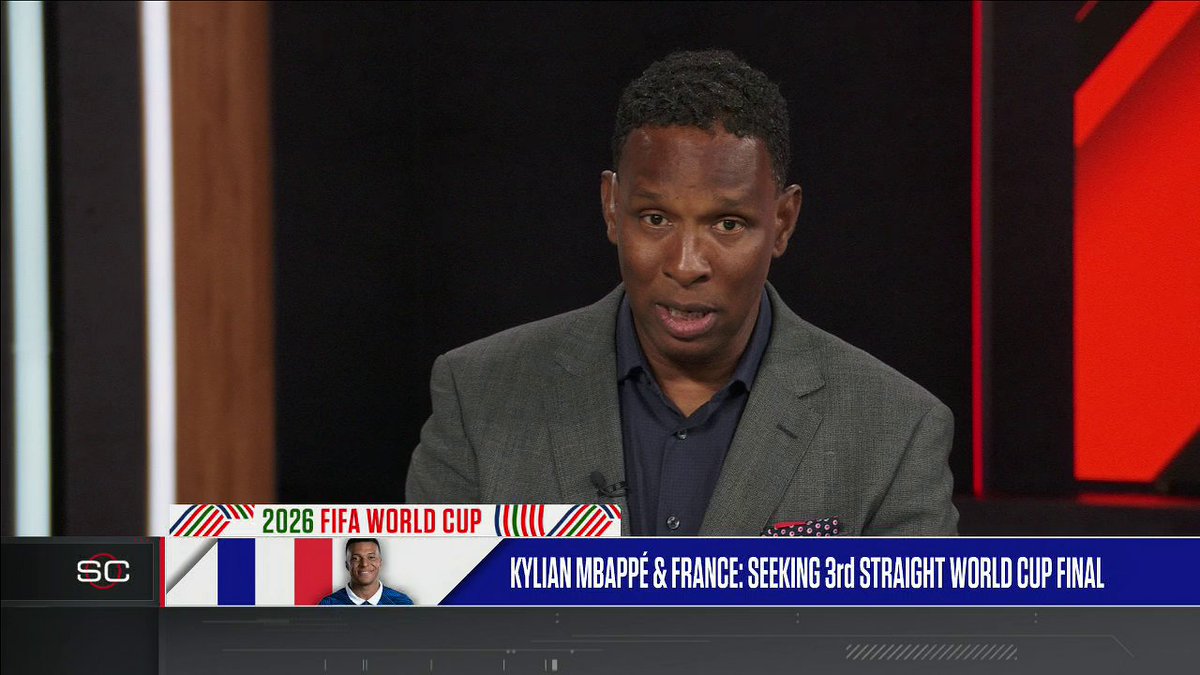 "There's a lot expected of [France]. ... That comes with a lot of pressure and Kylian Mbappé, as captain, shoulders ... most of it." —Shaka Hislop on the star under the most pressure to win the World Cup 👀