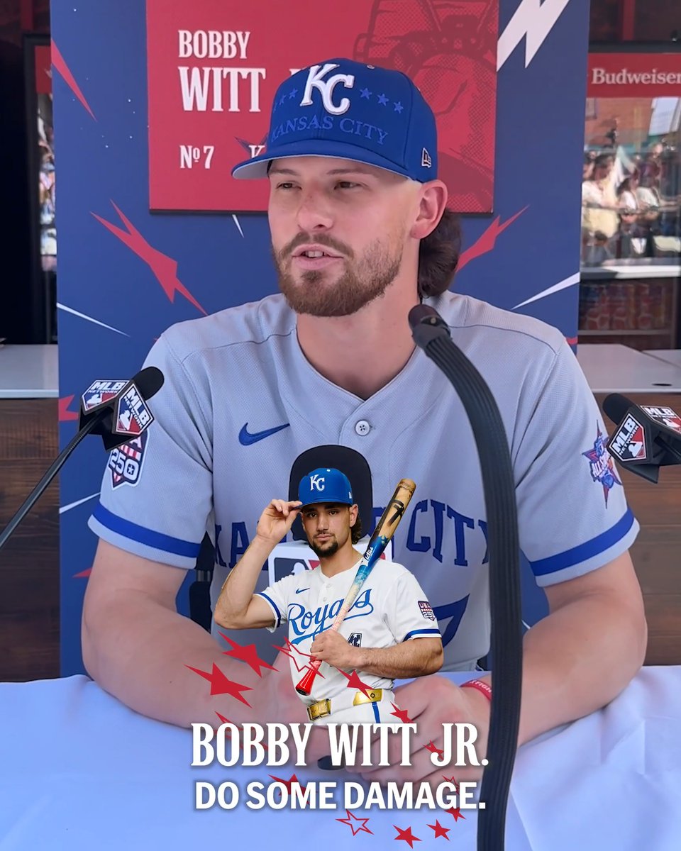 Think it's safe to say who Bobby Witt Jr. and Miguel Vargas want to win the T-Mobile #HRDerby 💪