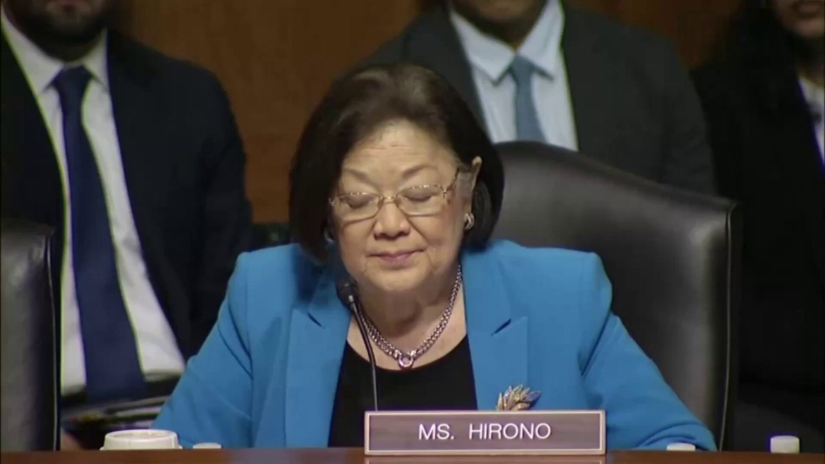 🚨 WOW! Sen. Eric Schmitt looks Sen. Mazie Hirono (D) in the EYES and GOES BALLISTIC after she defended fraudsters and r*pists "YOU'RE DAMN RIGHT WE'RE DEPORTING YOU! 🔥 "No, no, no, it's MY TIME now. BIZARRE is the idea you'd be here in this committee DEFENDING VIOLENT MURDERERS from being deported. That you would be defending violent r*pists from being deported!" "To the American taxpayer that's been RIPPED OFF by people who came to this country. That's HORRIFIC—" "That you would defend people who took advantage of the good people of this country, their taxpayer dollars. That is bizarre. A terrorist who kills American citizens!" "You know what's bizarre is YOUR defense of THAT!" "So FORGIVE ME if you're 24 million Americans should be, our naturalized citizens should be afraid. That's ridiculous." "You have nothing but fearmongering here! What I'm saying in this bill is if you do those things to the American people, if you take advantage of taxpayers, you're not recognized." "If you commit a terrorist act, if you commit wholesale welfare fraud, within 10 years, you're damn right we're deporting you." "If you're convicted, it's not being accused of anything. If you are convicted in a court of law of these crimes, absolutely we should not only convict you, but we should deport you. Gone." "And if you think that's some sort of negative assertion towards me, I'll take it. I love it!" "That's what we should be doing more of in this country, because people are coming here in the ripping off taxpayers." "And I, for one, don't want to see it anymore." Eric Schmitt 🔥🔥🔥