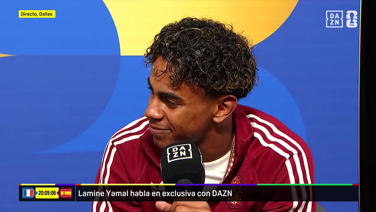 🚨 Mensajito de Lamine a TODA ESPAÑA 🇪🇸 "Hay muchas posibilidades de que mi gran partido sea mañana" #DAZNMundial #FIFAWorldCup