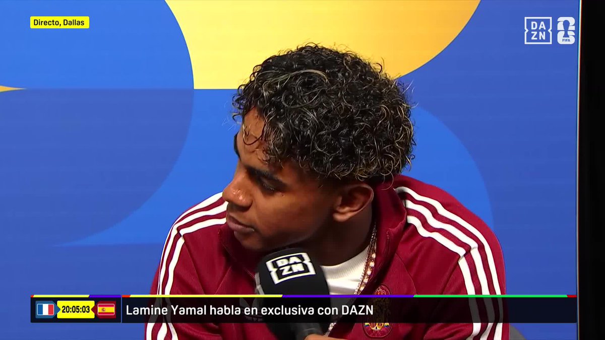 Lamine Yamal reconoce que no está jugando a su mejor nivel 🗣️ "Con la lesión que tuve a final de temporada se necesitan partidos para poder demostrar. Es el día" #DAZNMundial #FIFAWorldCup