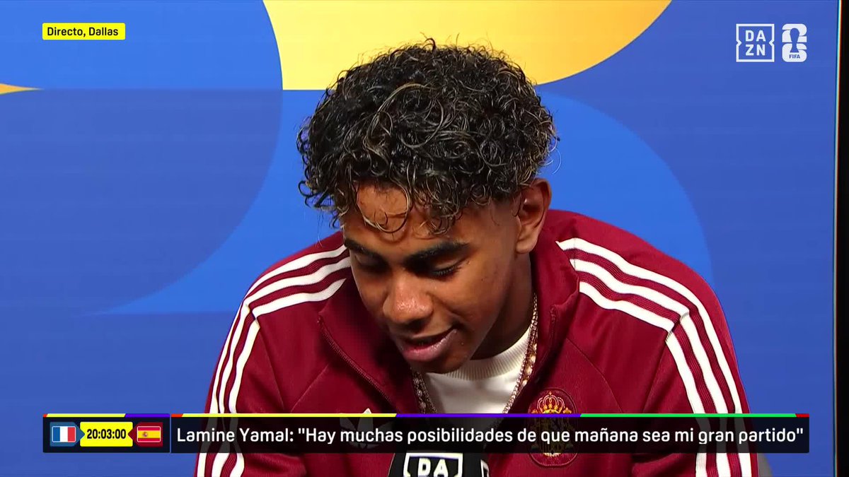 Para Sheila, 'su bebé' se hace mayor de edad a los 19, no a los 18 🤣🤣🤣 Qué bonito es ver a Lamine hablar con ese amor y ese orgullo de sus padres 🥹❤️ #DAZNMundial #FIFAWorldCup