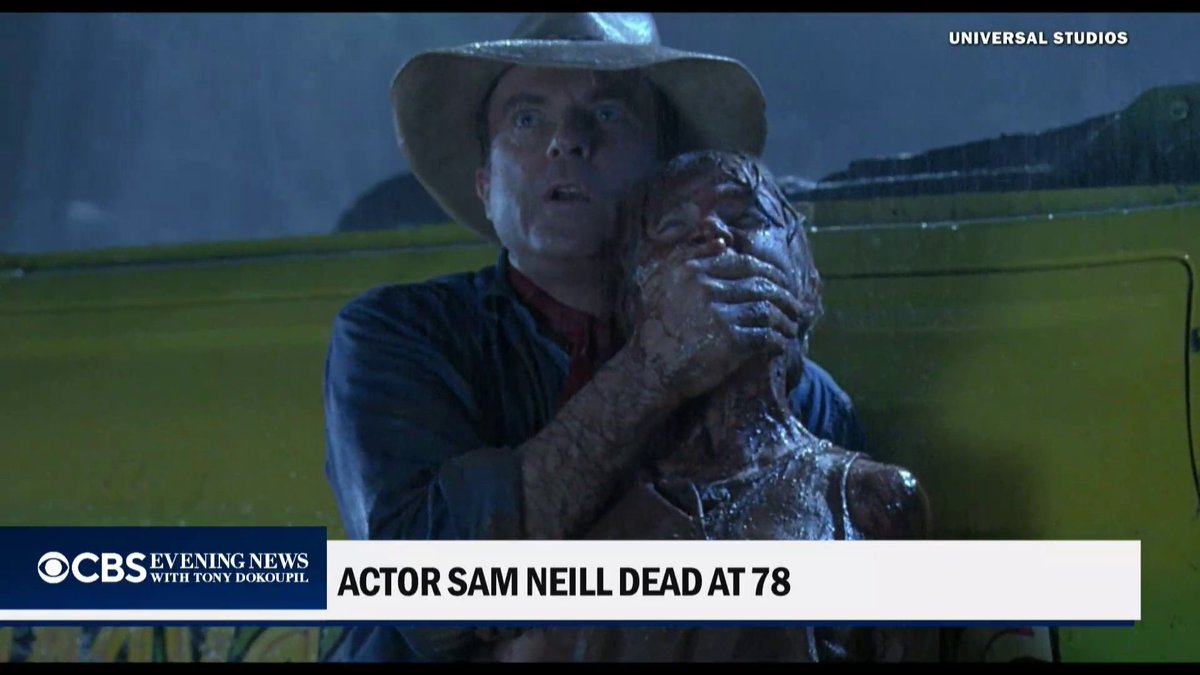 Sam Neill, whose career moved from art film to blockbuster as he dodged velociraptors in "Jurassic Park" to playing Holly Hunter's husband in "The Piano," has died. He was 78.