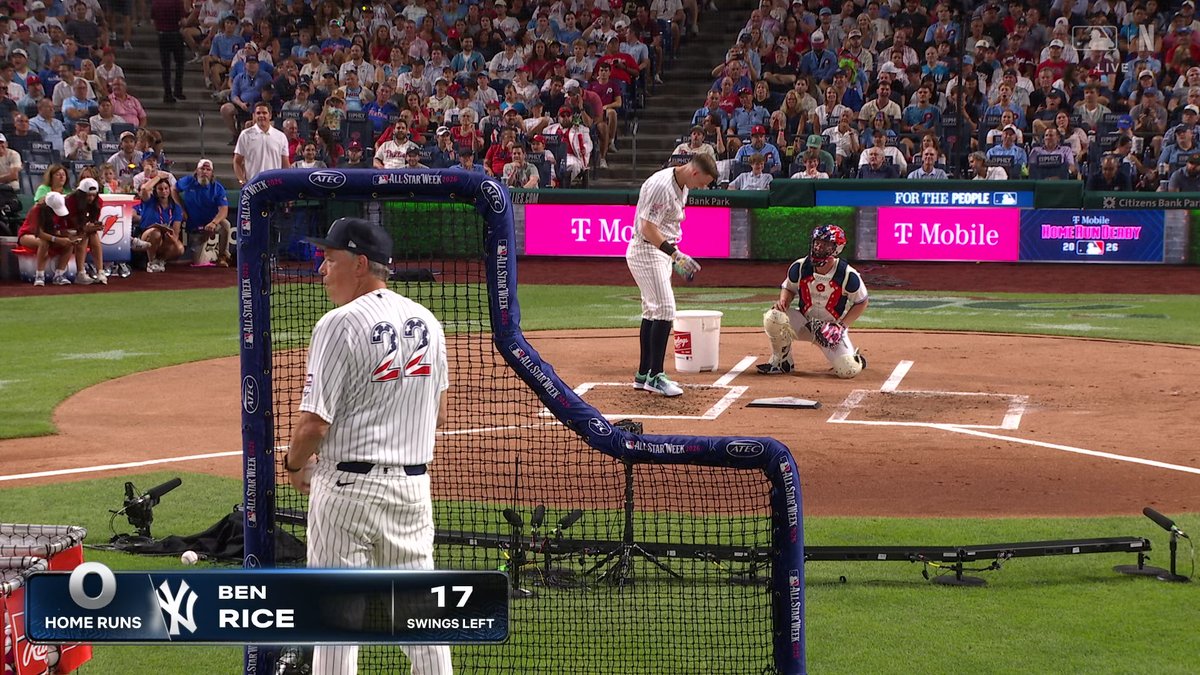 Ben Rice’s dad pitching to him at the Home Run Derby is what it’s all about ❤️ The T‑Mobile Home Run Derby is LIVE NOW on Netflix! #HRDerby