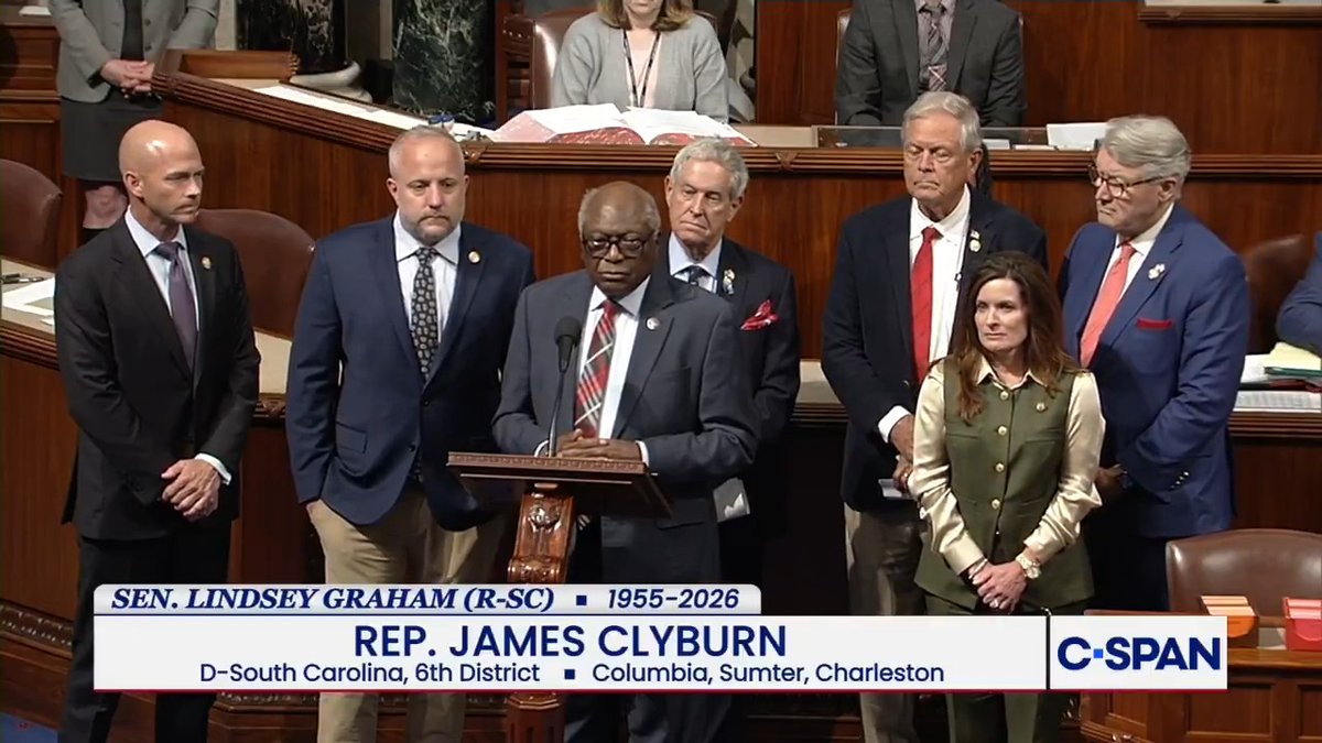 U.S. House tribute to Sen. Lindsey Graham (R-SC), with remarks from James E. Clyburn and Joe Wilson.