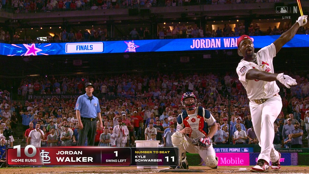 JORDAN WALKER, ARE YOU SERIOUS!?!??! WHAT A COME FROM BEHIND PERFORMANCE TO WIN THE 2026 T-MOBILE HOME RUN DERBY! 🔥 The T‑Mobile Home Run Derby is LIVE NOW on Netflix! #HRDerby