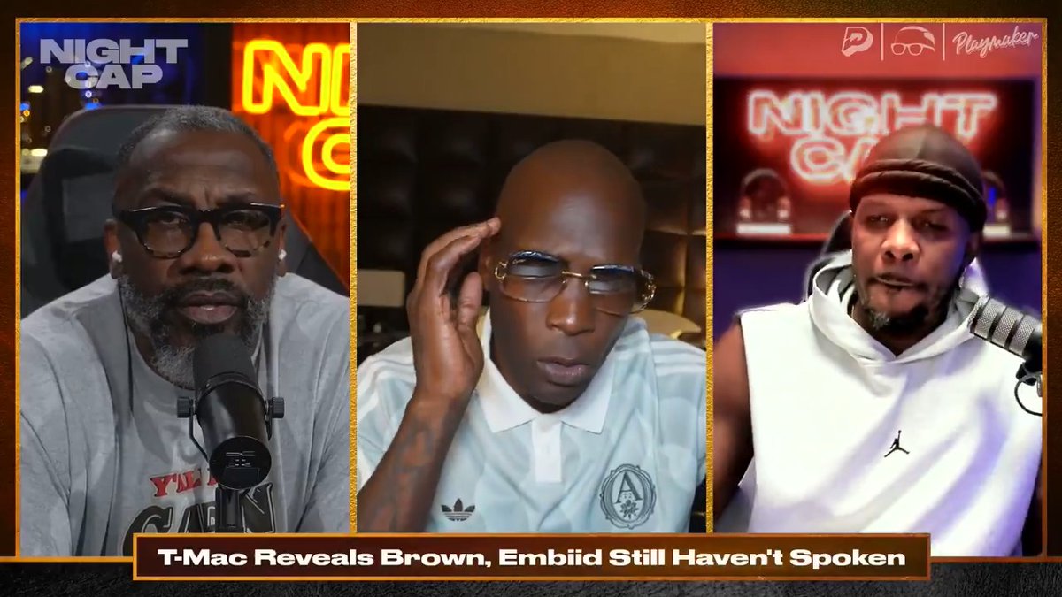 Jaylen Brown and Joel Embiid have yet to talk...is there trouble in Philly already?! The Big 3 say whatever they had in the past, it's water under the bridge now shannon sharpe | Chad Johnson | isojoe | #Nightcap