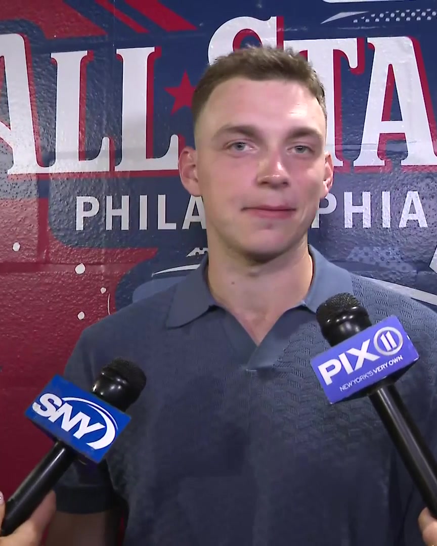 "The boos were crazy, especially in the opening ceremony. It was so cool. I always like the saying, 'they don't boo nobodies.'" Ben Rice talks about being booed in Philadelphia: