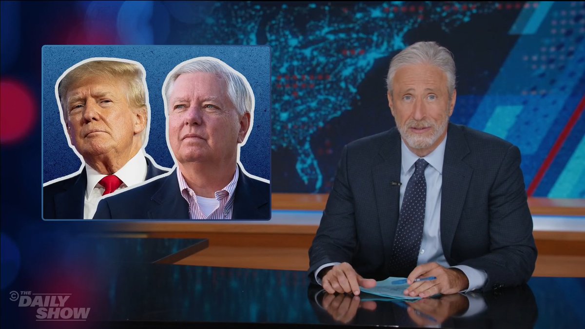 .@JonStewart thinks Trump zoomed through the first five stages of grief and went straight to "f**k that guy"