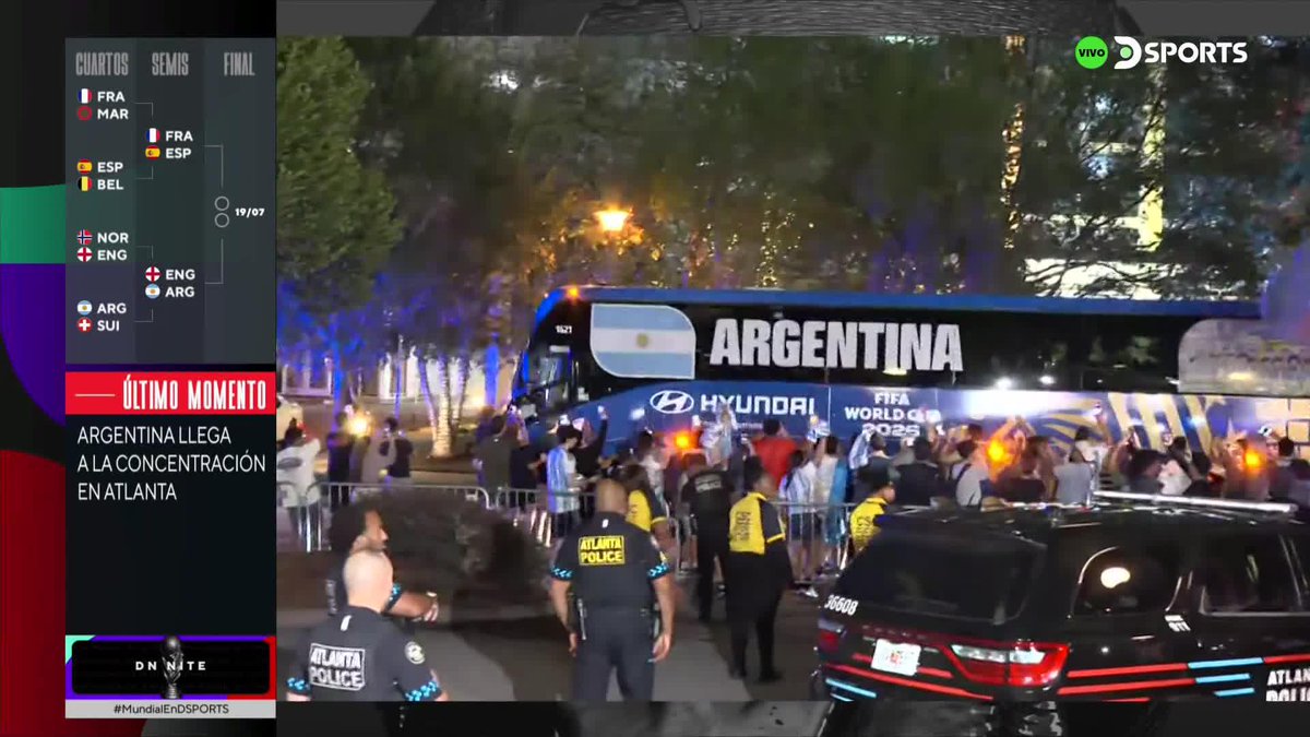 بعثة الأرجنتين تصل إلى أتلانتا 😍🇦🇷