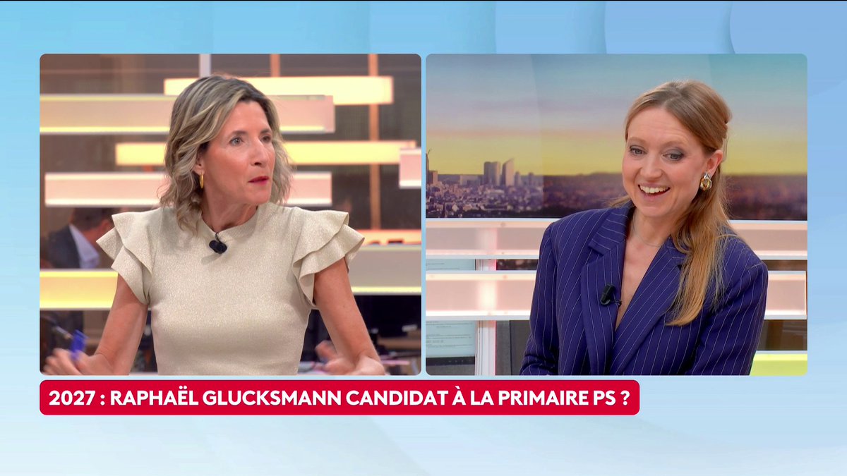 🔴🗣 Raphaël Glucksmann "s'est donné trois mois pour tenter de réunir", déclare Aurore Lalucq, députée européenne Place publique. Le député européen devrait se prononcer à la fin de l'été sur une éventuelle candidature pour la présidentielle 2027. #canal16