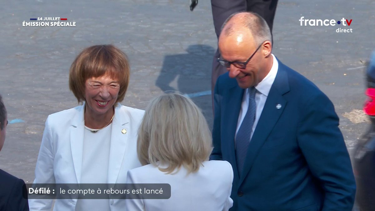 🇫🇷 Pour son dernier défilé du 14 Juillet, Emmanuel Macron a invité 25 chefs d'État et de gouvernement. #14Juillet #fetenationale