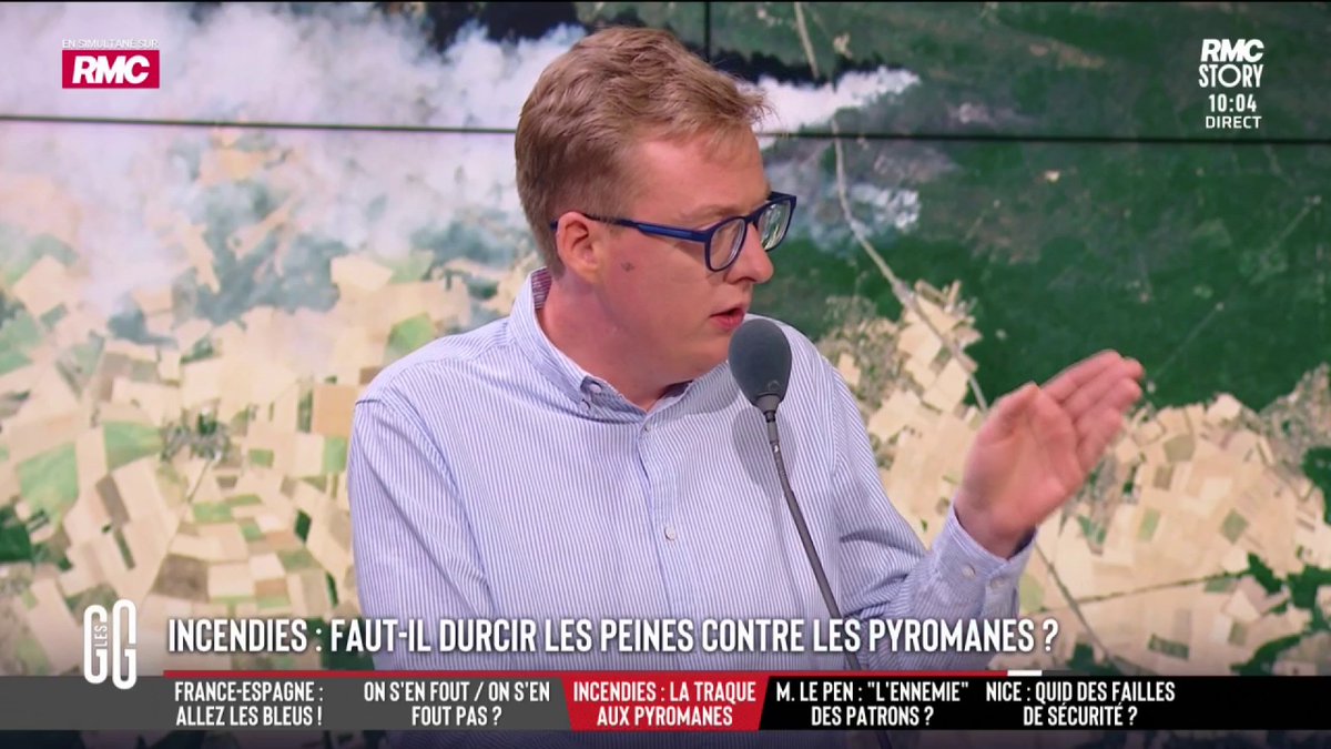 🔥 Incendies : faut-il durcir les peines contre les pyromanes ? 🗣️ Antoine Diers : "Celui qui brûle une forêt doit rembourser toute sa vie. Il sera endetté toute sa vie. La valeur d'une forêt est inestimable." #GGRMC