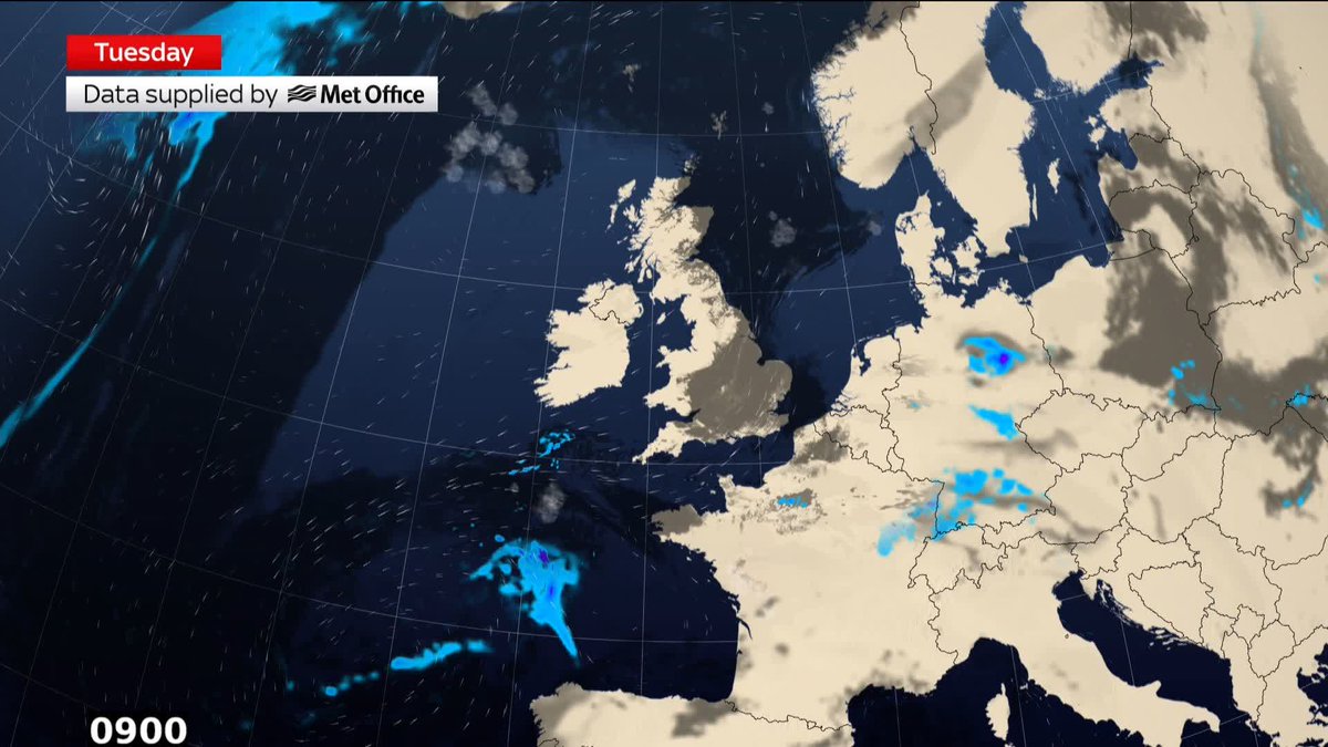 "Who needs a weather script?" - Sophy Ridge ☀️ Sky's Wilfred Frost attempts to improvise today's weather forecast by looking at the screen.