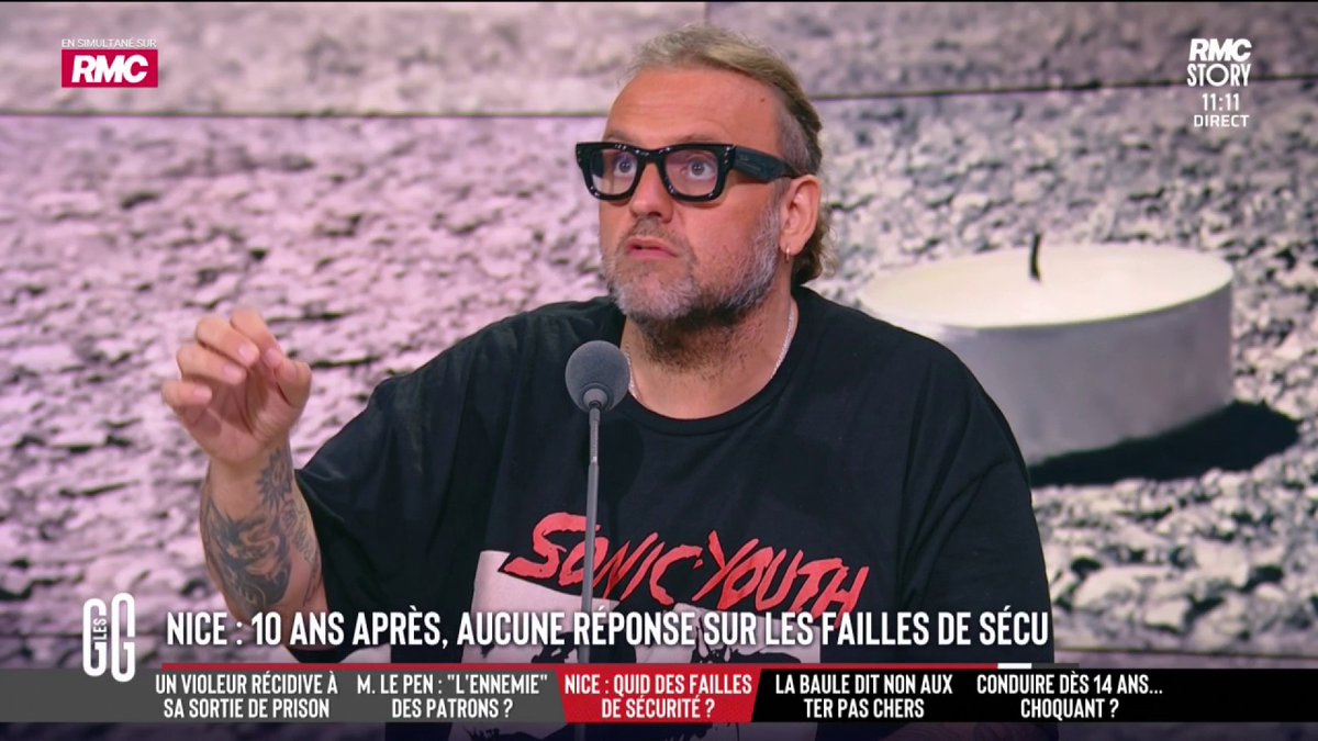 🗣️ Bruno Poncet : "J'étais au Bataclan, on était plus ou moins des bobos. On a eu de bons avocats, une justice rapide. On a eu une surmédiatisation. L'attentat de Nice, lui, a été occulté. Peut-être que les gens en avaient marre après le procès des attentats de Paris." #GGRMC