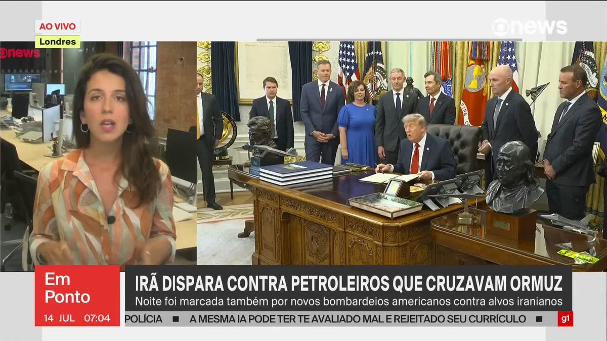 No terceiro dia de escalada da tensão no Estreio de Ormuz, o Irã atacou petroleiros, e os EUA bombardearam o país do Oriente Médio para tentar neutralizar a capacidade militar iraniana. ➡️Assista à #GloboNews: #globonewsemponto #guerra#EstreitodeOrmuz