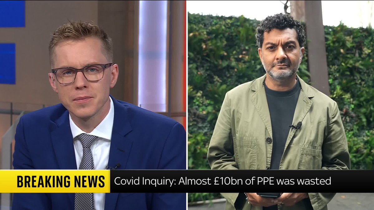 BREAKING: The UK government wasted nearly two-thirds of the money it spent on protective equipment - almost £10bn - and had 'perilous' stockpiles that were unprepared for the pandemic, the COVID-19 inquiry has found. Read more: