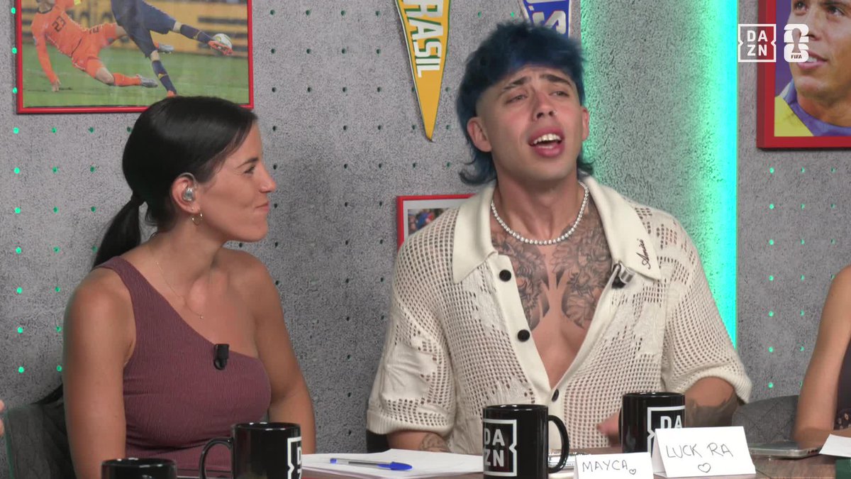 La Morocha, en vivo y en directo con Luck Ra en #LADAZONETA🎤🔥 #DAZNMundial