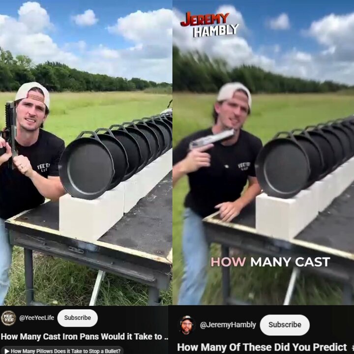 Cool! Someone should really let popular YouTuber YeeYeeLife, who has over 8 million subscribers, know that Jeremy Hambly downloaded one of his YouTube shorts, put his thumbnail on it, then reuploaded it without giving him any credit.