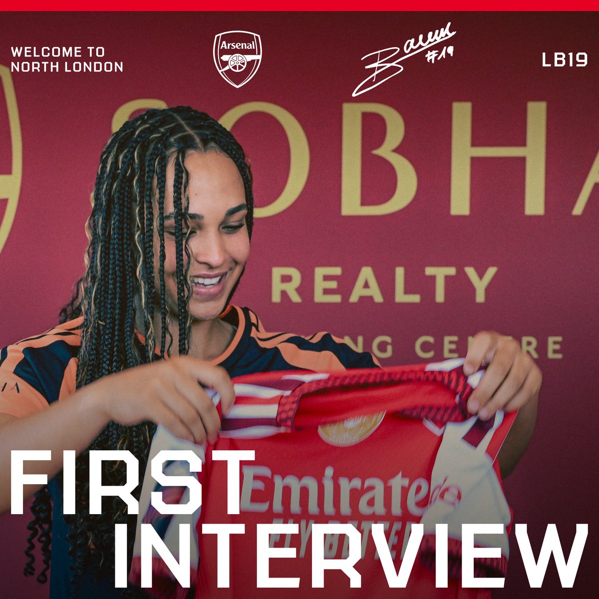 💬 “The way I play football, I think Arsenal is the perfect match.” Watch Lisa Baum’s first-ever Arsenal interview now on The Arsenal app 📺
